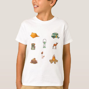 Camiseta Ataque ao ar livre: folha autocolante para a vida