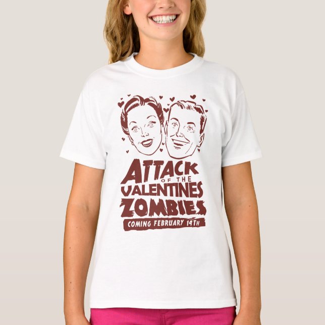 Camiseta Ataque aos Namorados Zombies (Frente)