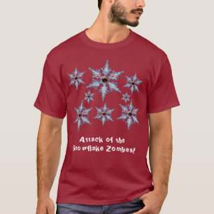 Camiseta Ataque aos Zombies Flocos de Neve t-... - Personal