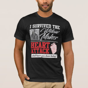 Camiseta Ataque Cardíaco ao Criador de Viúvas Sobrevivido