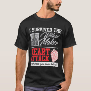 Camiseta Ataque Cardíaco de Viúvo de Cirurgia Cardíaca