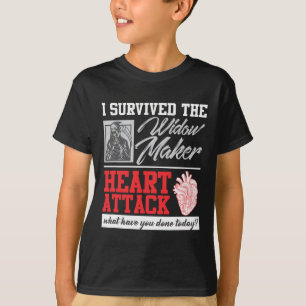 Camiseta Ataque Cardíaco de Viúvo de Cirurgia Cardíaca
