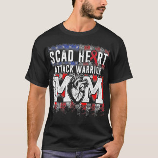 Camiseta Ataque Cardíaco SCAD Sobrevivente de Força Guerrei