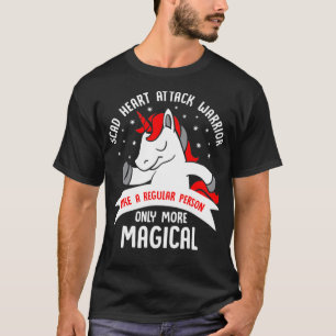 Camiseta Ataque Cardíaco SCAD Sobrevivente Guerreiro Mági