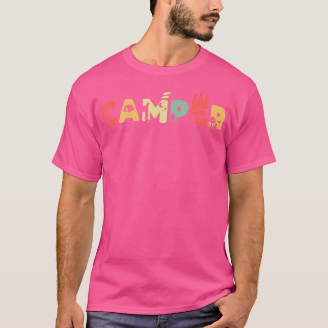 Camiseta Ataque contra tendas retrorreflectoras - Campfire  (Frente)