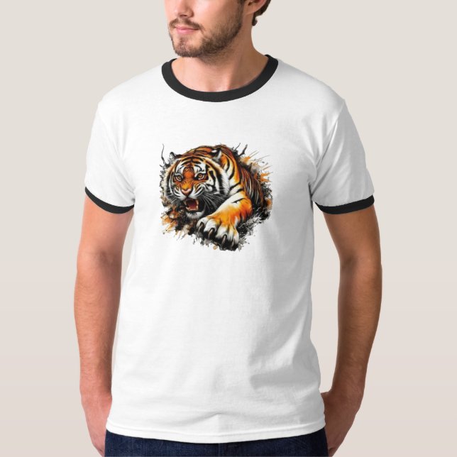 Camiseta Ataque Contra Tigre (Frente)