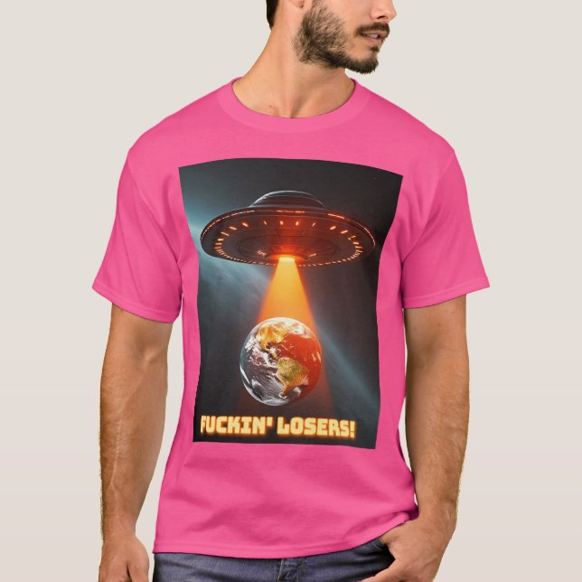 Camiseta Ataque de alienígena (Frente)