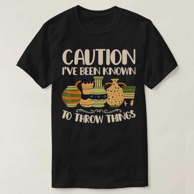 Camiseta Ataque De Cuidado Com Cerâmica De Potter (Frente do Design)