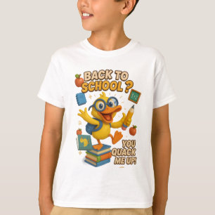 Camiseta Ataque de Quack de Volta às Aulas: Crianças Patos