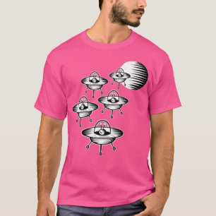 Camiseta Ataque de Saucer Voador