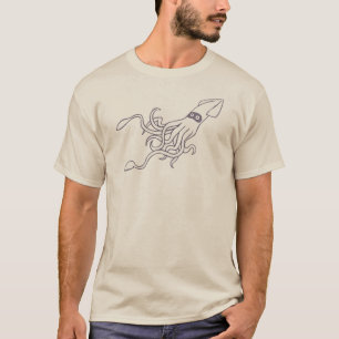 Camiseta Ataque do calamar