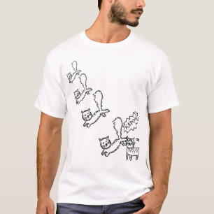 Camiseta Ataque do gato de Ninja