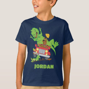Camiseta Ataque do T-Rex do Scooby-Doo