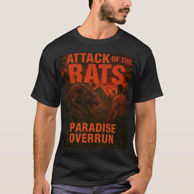 Camiseta Ataque do T-Shirt Rats (Frente)