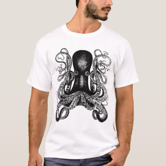 Camiseta Ataque do tentáculo! Polvo gigante Kraken