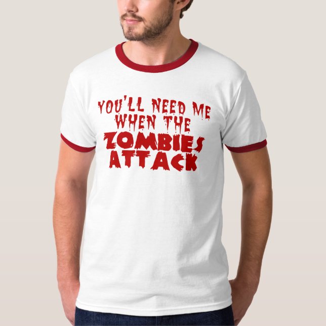 Camiseta Ataque do zombi (Frente)