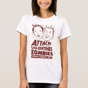 Camiseta Ataque dos zombis dos namorados