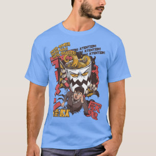 Camiseta Ataque Kaiju ramen japonês, japão anime