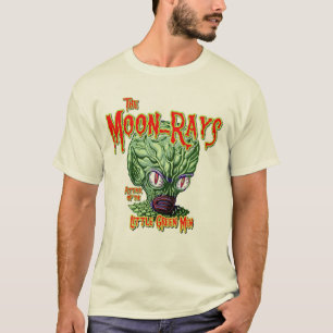 Camiseta Ataque Moon-Rays de Homens Verdes Pequenos