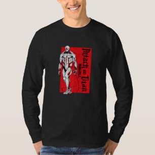 Camiseta Ataque na Titan Season 4, Bloco Vermelho Titã blin