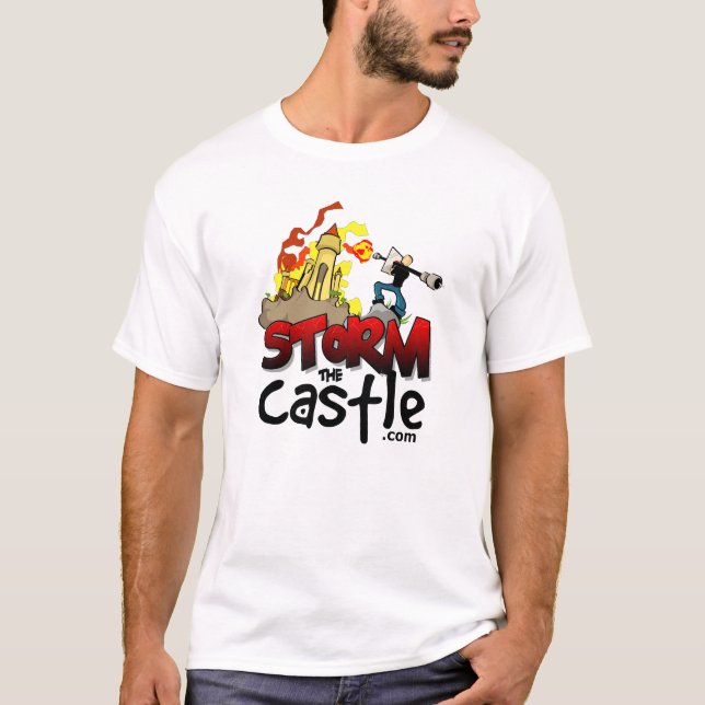 Camiseta Ataque o castelo DragonSlayer (Frente)