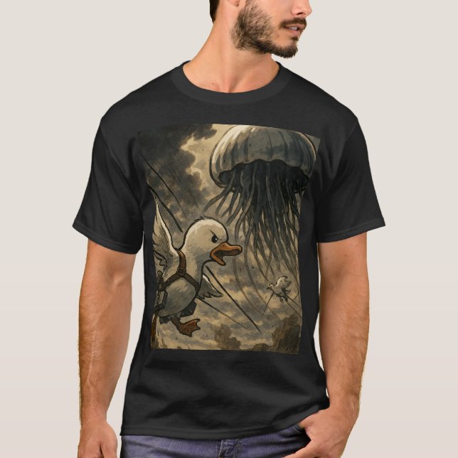 Camiseta Ataque Pato em Titã (Frente)