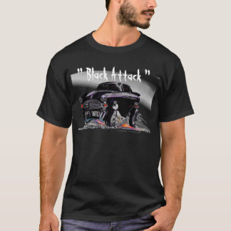 Camiseta "Ataque preto "
