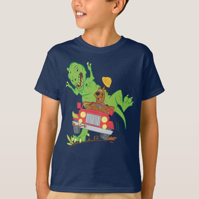 Camiseta Ataque T-Rex Scooby-Doo (Frente)