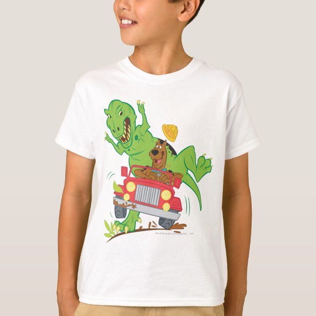 Camiseta Ataque T-Rex Scooby-Doo (Frente)