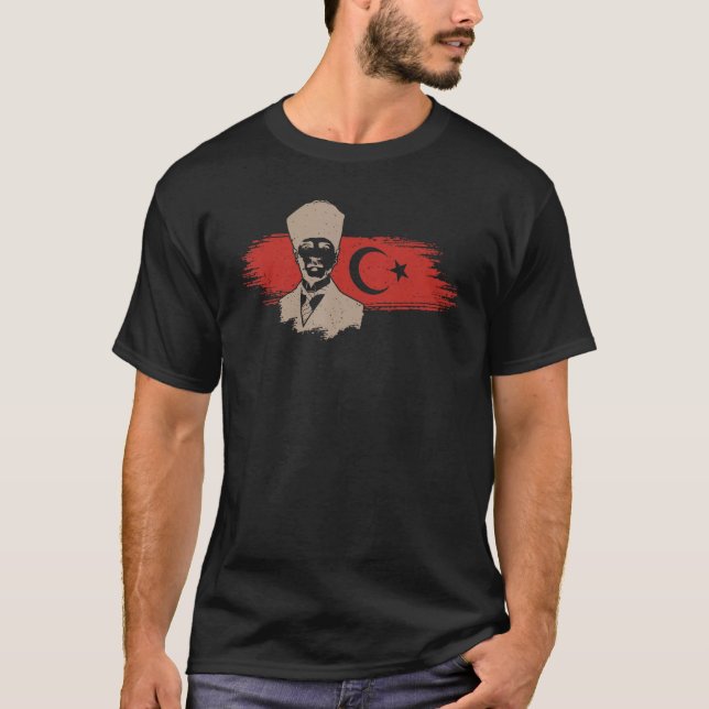 Camiseta Ataturk Atatürk Mustafa Kemal Turkey Türkiye Turki (Frente)