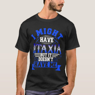 Camiseta Ataxia Sinal Neurológico Hemiataxia Faixa Azul Ne