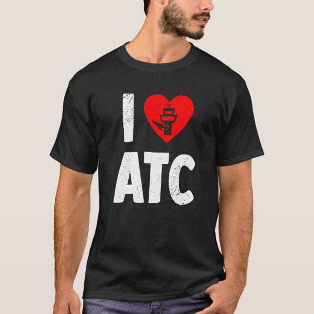 Camiseta Atc Love Air Traffic Controller Life Radar Techni (Frente)