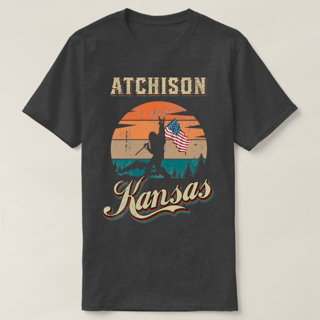 Camiseta Atchison Kansas (Frente do Design)