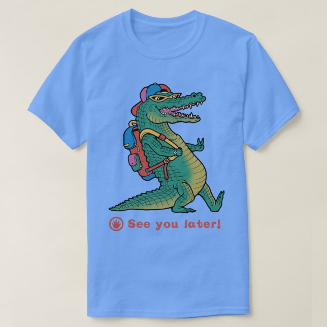 Camiseta Até Mais Tarde (Frente do Design)