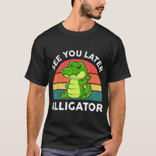 Camiseta Até Mais Tarde Alligator Kids Toddler Crocodile