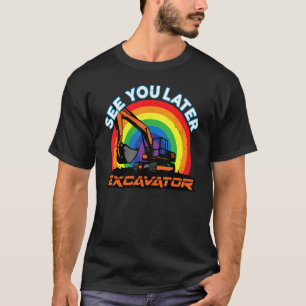 Camiseta Até Mais Tarde, Crianças Escavadoras, Toddler, Gar
