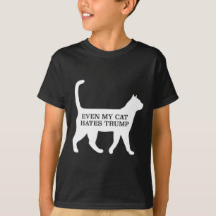 Camiseta Até meu gato odeia homens mulheres Trump