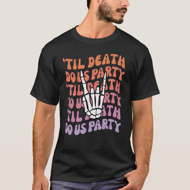 Camiseta Até que a Morte Nos Separe Despedida de Solteira N (Frente)
