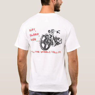 CAMISETA ATÉ QUE AS RODAS CAÍREM!