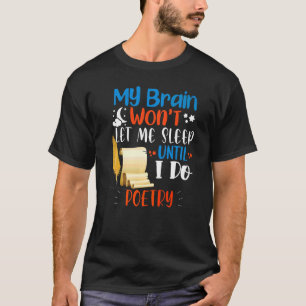 Camiseta Até Que Eu Faça O Gráfico Poet Reader Poe Poet Rea