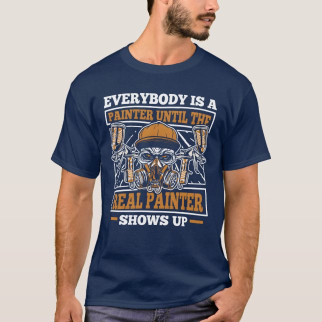 Camiseta Até que o verdadeiro pintor apareça Veículo Carro  (Frente)