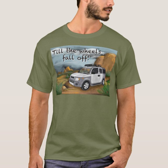 Camiseta Até que os pneus caiam Element (Frente)