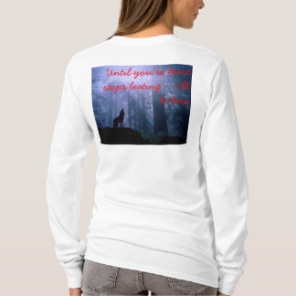Camiseta até que seu coração parar de bater