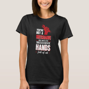 Camiseta Até que você comeu um sanduíche com as mãos Cheio 