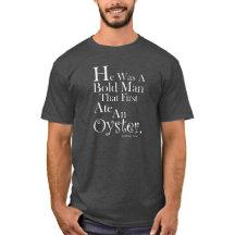 Ate Uma Ostra, T-Shirt Engraçado