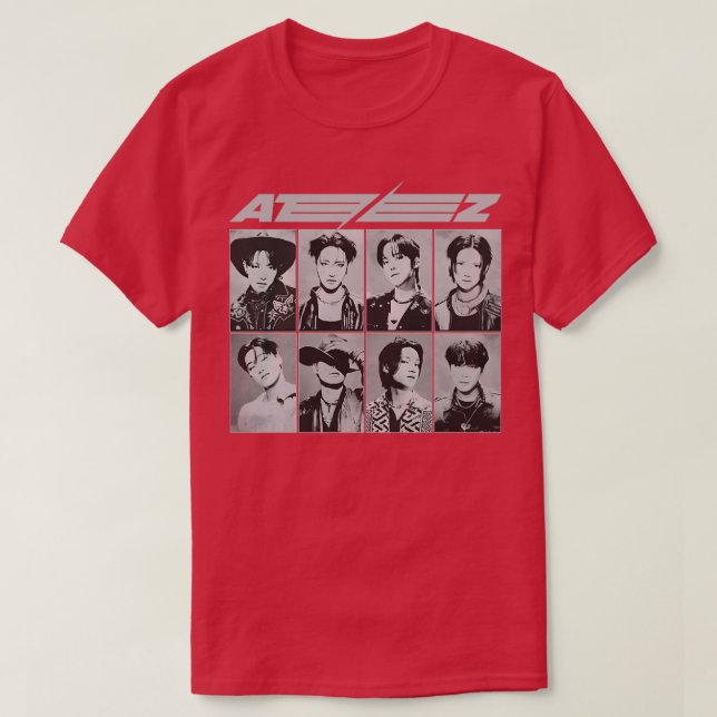 CAMISETA ATEEZ (Frente do Design)