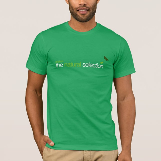 Camiseta Ateísmo - a selecção natural (Frente)