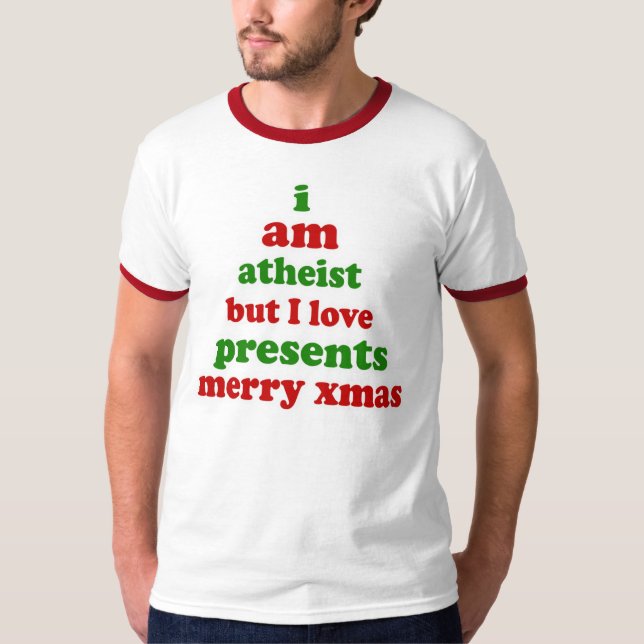 Camiseta Ateísta Natal (Frente)
