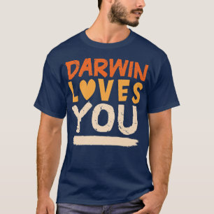 Camiseta Ateísta pró-ciência para seguidores de Darwin Prem