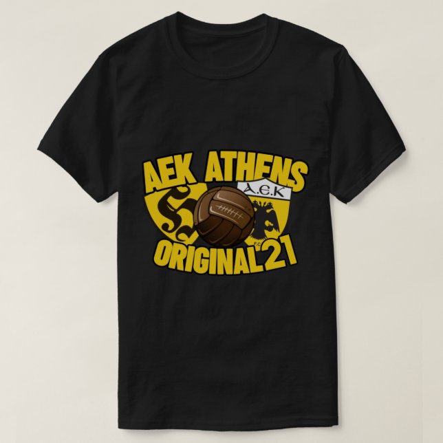 CAMISETA ATENAS AEK - ORIGINAL 21 (Frente do Design)